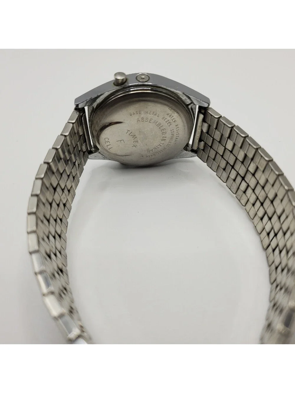 Vintage Timex Digital F Cell Watch For Parts Or Repair
